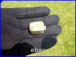 Vintage Swiss Reuge Miniature music box pendant. 800 Sterling Silver Case Vintage Swiss Reuge Miniature music box pendant. 800 Sterling Silver Case