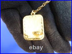 Vintage Swiss Reuge Miniature music box pendant Gold Filled Sterling Silver Case Vintage Swiss Reuge Miniature music box pendant Gold Filled Sterling Silver Case