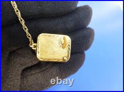 Vintage Swiss Reuge Miniature music box pendant Gold Filled Sterling Silver Case Vintage Swiss Reuge Miniature music box pendant Gold Filled Sterling Silver Case