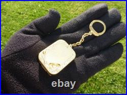 Vintage Swiss Reuge Miniature music box pendant, Key Chain, Photo Display Front