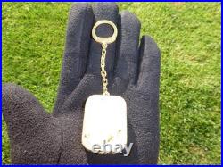 Vintage Swiss Reuge Miniature music box pendant, Key Chain, Photo Display Front