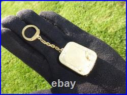 Vintage Swiss Reuge Miniature music box pendant, Key Chain, Photo Display Front
