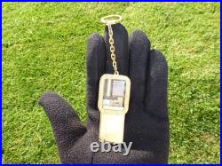 Vintage Swiss Reuge Miniature music box pendant, Key Chain, Photo Display Front