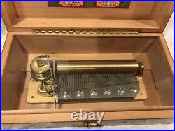 Vintage Swiss Reuge Music Box 72 Key Bach, Corelli & Mozart Minuet Gigue Allegro