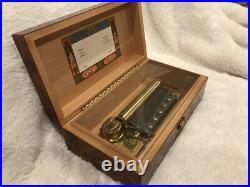 Vintage Swiss Reuge Music Box 72 Key Bach, Corelli & Mozart Minuet Gigue Allegro