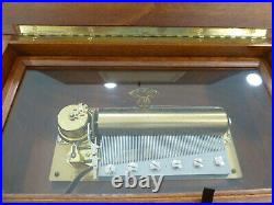 Vintage Swiss Reuge Music Box 72 Key Play Beethovens 9th Symphony 3 Part