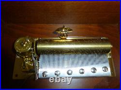 Vintage Swiss Reuge Music Box 72 Key Play Beethovens 9th Symphony 3 Part