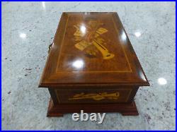 Vintage Swiss Reuge Music Box 72 Key Play Beethovens 9th Symphony 3 Part