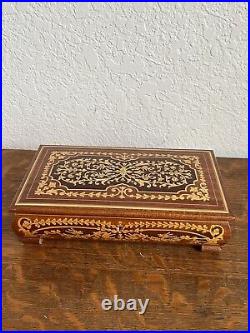 Vintage Swiss Reuge Musical Jewelry Box (1960s) Made In Italy