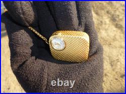 Vintage Swiss Reuge Musical Key Chin, Pendant Watch (Watch The Video)