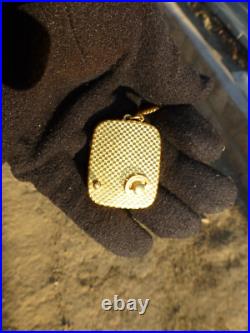 Vintage Swiss Reuge Musical Key Chin, Pendant Watch (Watch The Video)