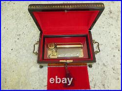 Vintage Swiss Reuge Sainte Croix CH 4 / 50 Music Box Switzerland Plays 4 Songs