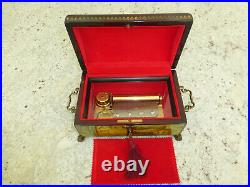 Vintage Swiss Reuge Sainte Croix CH 4 / 50 Music Box Switzerland Plays 4 Songs