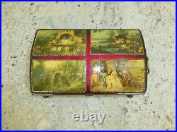 Vintage Swiss Reuge Sainte Croix CH 4 / 50 Music Box Switzerland Plays 4 Songs