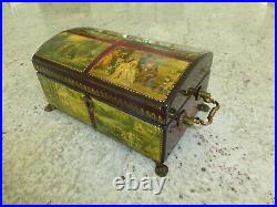 Vintage Swiss Reuge Sainte Croix CH 4 / 50 Music Box Switzerland Plays 4 Songs