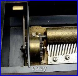 Vintage Swiss Single Cylinder Music Box