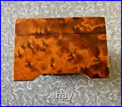 Vintage Swiss Thorens 6 Song Music Box 7 Miniature Hand Crank Brass Switzerland