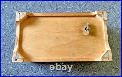 Vintage Swiss Thorens 6 Song Music Box 7 Miniature Hand Crank Brass Switzerland