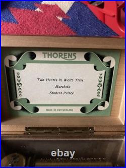 Vintage Swiss Thorens Music Box 50 Notes 4 Songs Marcheta Rio Rita Two Hearts Vintage Swiss Thorens Music Box 50 Notes 4 Songs Marcheta Rio Rita Two Hearts