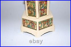 Vintage Swiss harmony the roundelay carousel music box Needs Cleaning