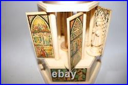 Vintage Swiss harmony the roundelay carousel music box Needs Cleaning