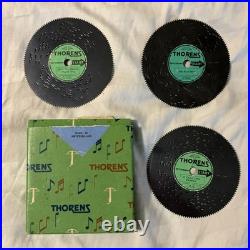Vintage THORENS Music Discs for AD 30 Automatic Music Box Original Box of 10