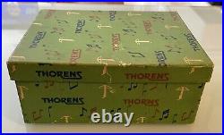 Vintage THORENS Switzerland Disc Mechanical Music Box w 4 Disc + Original Box