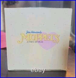 Vintage The Muppets Kermit & Ms Piggy Action Musical Music Box ENESCO 1983 MiB