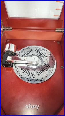 Vintage Thomas Pacconi Christmas Electric Music Box 6 Discs Tested Works Vintage Thomas Pacconi Christmas Electric Music Box 6 Discs Tested Works