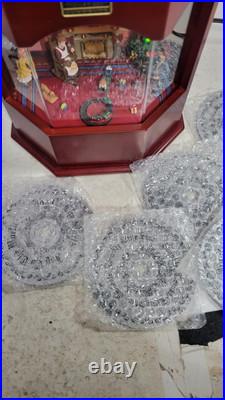 Vintage Thomas Pacconi Christmas Electric Music Box 6 Discs Tested Works Vintage Thomas Pacconi Christmas Electric Music Box 6 Discs Tested Works