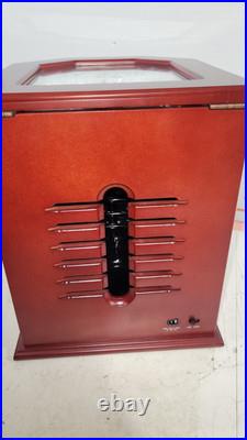 Vintage Thomas Pacconi Christmas Electric Music Box 6 Discs Tested Works Vintage Thomas Pacconi Christmas Electric Music Box 6 Discs Tested Works