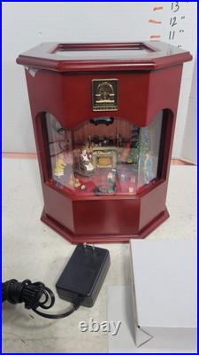 Vintage Thomas Pacconi Christmas Electric Music Box 6 Discs Tested Works Vintage Thomas Pacconi Christmas Electric Music Box 6 Discs Tested Works