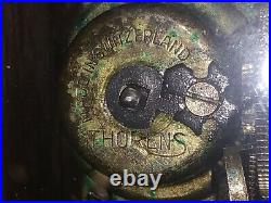 Vintage Thorens 3 Tune Music Box Circa 1960 Rare Collectible Made In Switzerland