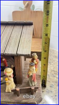 Vintage Thorens Anri Nativity Scene Motion Music Box