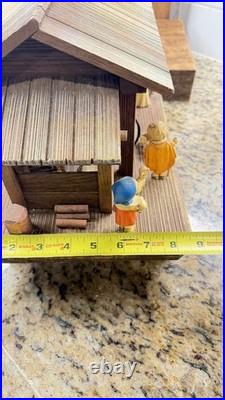 Vintage Thorens Anri Nativity Scene Motion Music Box