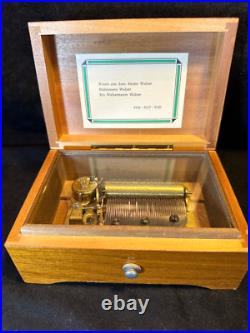 Vintage Thorens Cuendet Switzerland No 40 Music Box 3 Songs 5116 5117 5120