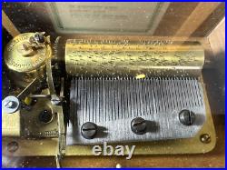 Vintage Thorens Cuendet Switzerland No 40 Music Box 3 Songs 5116 5117 5120