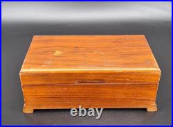 Vintage Thorens Disc Music Box Switzerland Plays Cavalleria Rusticana Wood Box