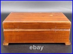 Vintage Thorens Disc Music Box Switzerland Plays Cavalleria Rusticana Wood Box