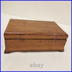 Vintage Thorens Disc Music Box Switzerland! Plays, Rare Swiss Wood Box