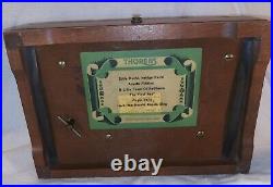 Vintage Thorens Drum Style 6 Christmas Songs Music Box Switzerland
