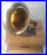 Vintage-Thorens-Gramophone-Disc-Music-Box-Brass-Horn-for-the-fixer-01-fdtw