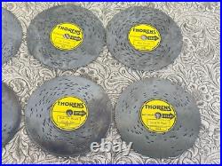 Vintage Thorens Music Box 21 Metal Disk Records Switzerland LOT Christmas Titles Vintage Thorens Music Box 21 Metal Disk Records Switzerland LOT Christmas Titles