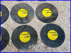 Vintage Thorens Music Box 21 Metal Disk Records Switzerland LOT Christmas Titles Vintage Thorens Music Box 21 Metal Disk Records Switzerland LOT Christmas Titles
