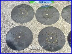 Vintage Thorens Music Box 21 Metal Disk Records Switzerland LOT Christmas Titles Vintage Thorens Music Box 21 Metal Disk Records Switzerland LOT Christmas Titles