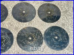Vintage Thorens Music Box 21 Metal Disk Records Switzerland LOT Christmas Titles Vintage Thorens Music Box 21 Metal Disk Records Switzerland LOT Christmas Titles