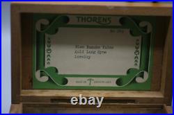 Vintage Thorens Music Box #26 1/2 Made In Switzerland Inlayed Wood Z1