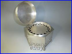 Vintage Thorens Music Box Silver Cigarettes Case Made In Denmark (Watch Video)