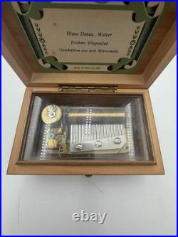 Vintage Thorens Music Box Switzerland 3 Songs Works Vintage Thorens Music Box Switzerland 3 Songs Works