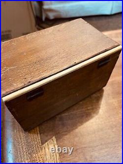 Vintage Thorens Music Box Wood 41 Discs